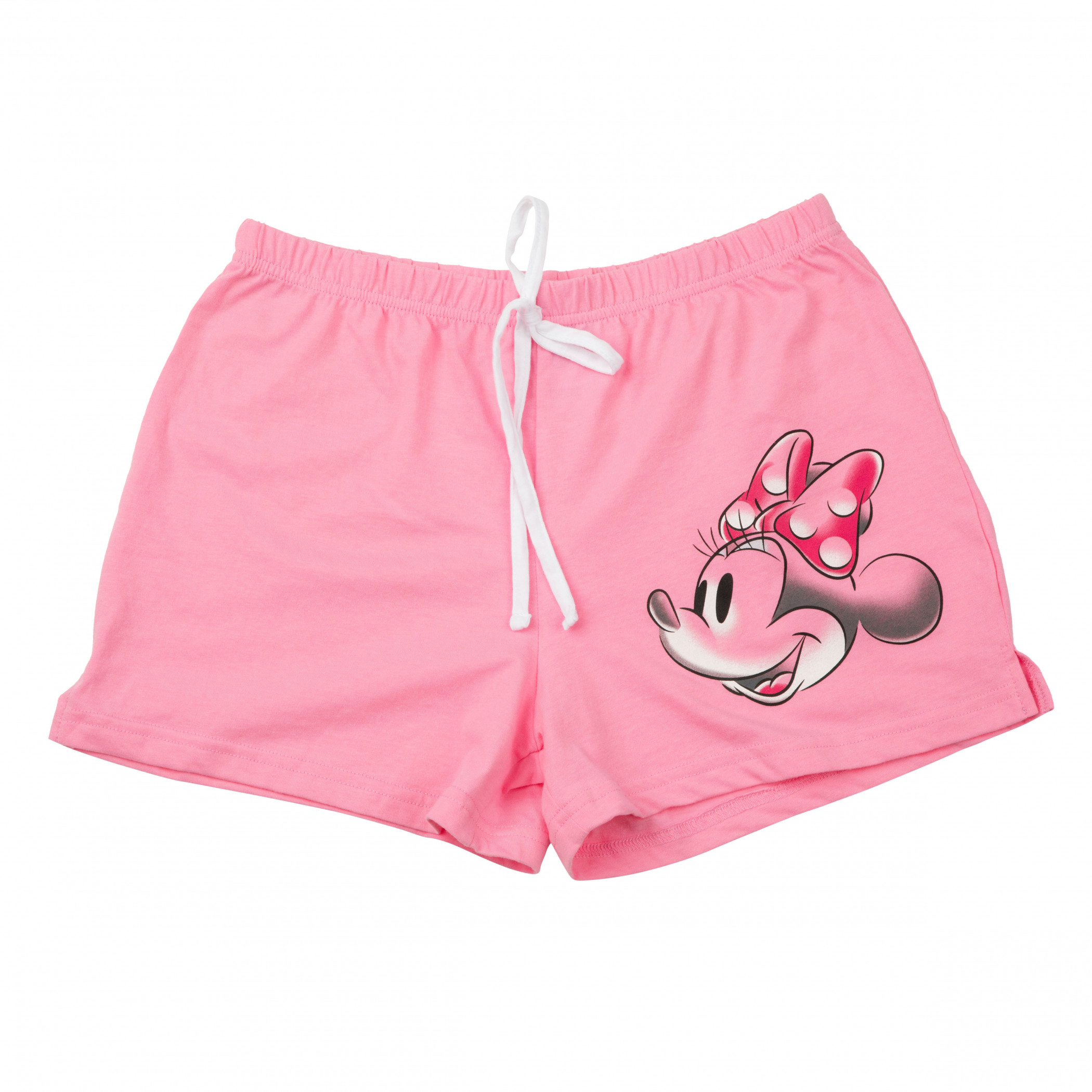 Minnie Mouse Classic Pink Print Junior's Shorts